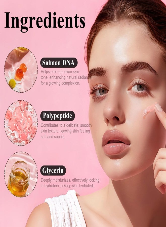 Zosudull Salmon DNA PDRN Pink Moisturizing Cream,Skin Glow & Elasticity,Non-Greasy Formula,50g/1.76oz - Image 3